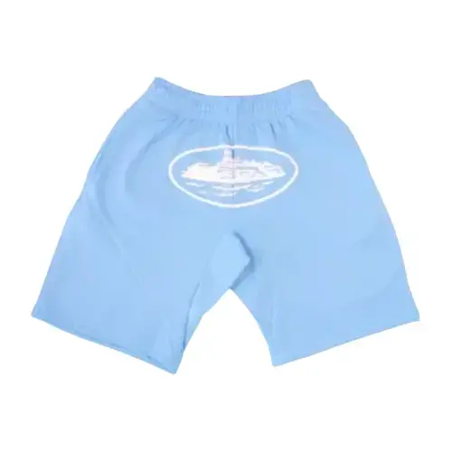 Baby Blue Corteiz Alcatraz Shorts
