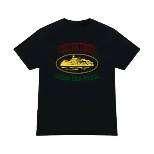 Corteiz Alcatraz Black T-Shirt