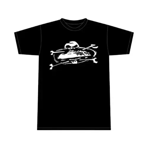 Corteiz Alcatraz Skull Logo T-Shirt Black
