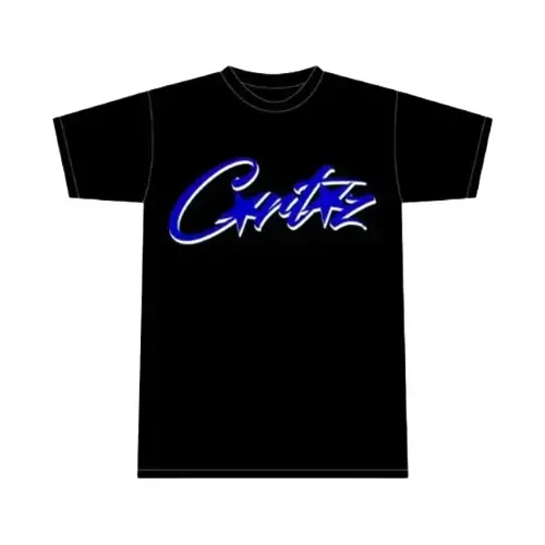 Corteiz Allstarz Blue Logo T-Shirt